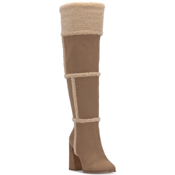 Jessica Simpson Rustina Women's Over-The- Knee Boots Size 7.5 Sandstone NWT - Picture 1 of 9